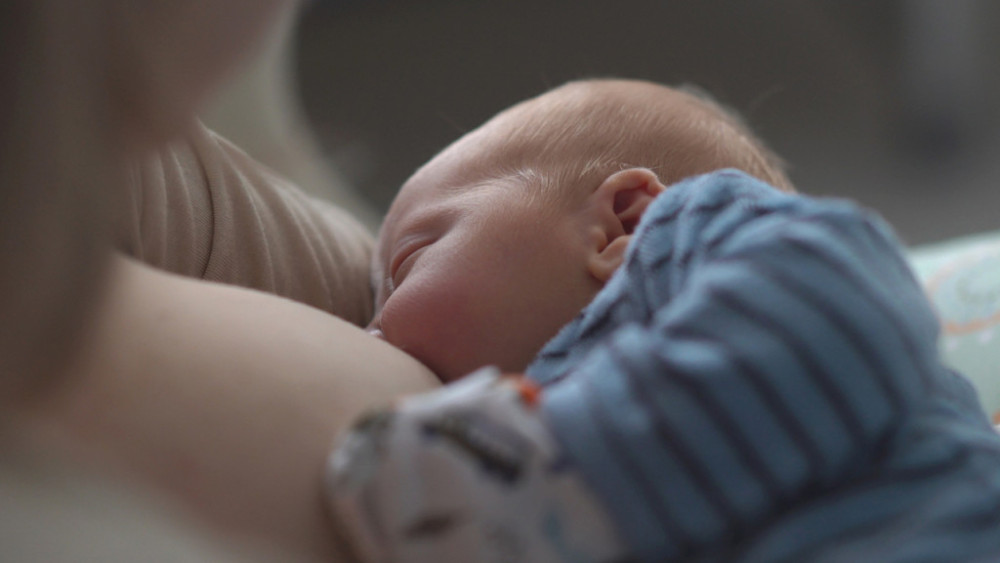Breastfeeding baby in dream