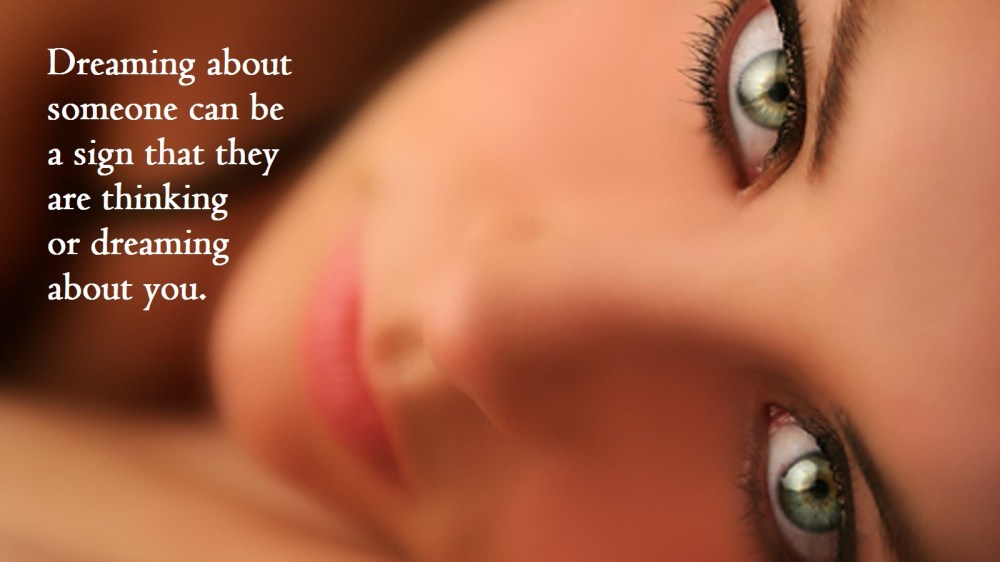 What does it mean to dream about someone you like?