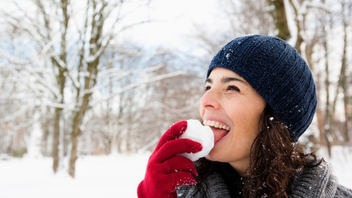 Dreamming of eating snow